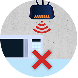 Trådløs router placering: Hold afstand til andre elektroniske apparater