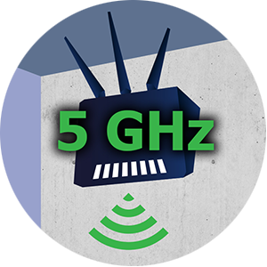 Trådløs router placering: Brug evt. 5 GHz forbindelsen